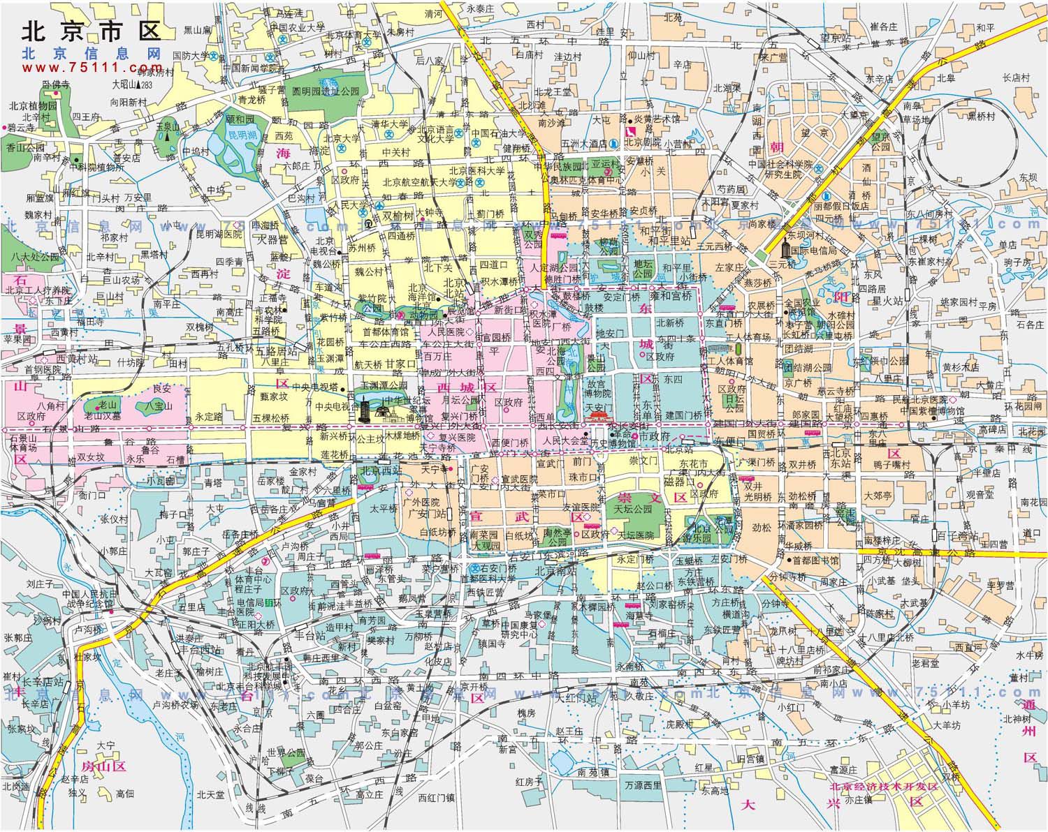 北京地圖最新版，探索古都的新面貌，北京地圖最新版，古都新面貌探索指南