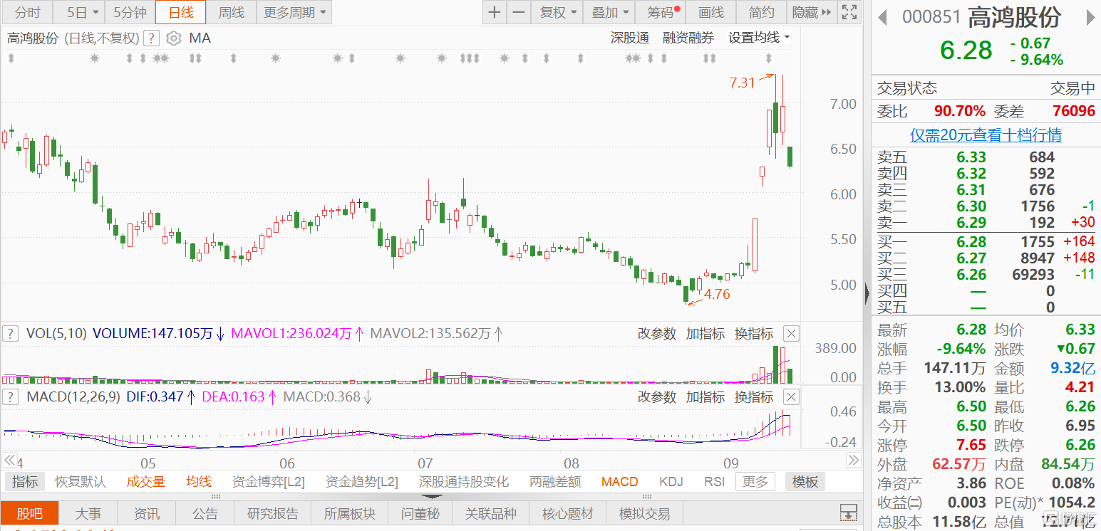 高鴻股份最新消息全面解析，高鴻股份最新消息全面解讀與分析